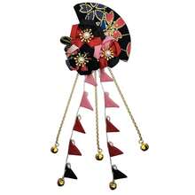 Womens Kimono Kanzashi Hair Clips - Japanese Flower Hair Accessories - Red Trio - Traditional Floral Hairpins For Kimono, Yukata, Cosplay - 如圖793 - 查看 1