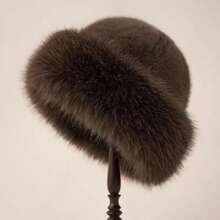 Thick Faux Fur Mongolian Hat, Warm Ear Protection, Versatile & Windproof, Suitable For Autumn/Winter - Multicolor - View 7