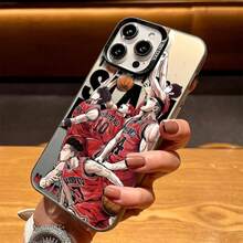 Shohoku Team Phone Case for  17/15/14/13 Series, Anime Basketball Design, Slim Protective Cover for Otaku & Sports Enthusiasts - Marrón - Ver 3
