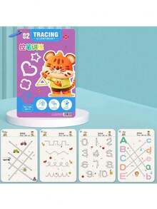 Magical Tracing Workbook Reusable Magic Practice Copybook Control Training Book Children Montessori Drawing Education Stationery - Multicolor - View 10