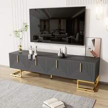Television Stands & Entertainment Centers - Grey - View 3