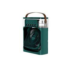 Ventilador de escritorio 3 en 1, enfriador y humidificador con luz LED USB 3 en 1 - Verde - Ver 1