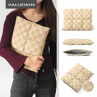 VALUEWIN Comfortable Puffy Laptop Sleeve 13 Inch 14 Inch, Quilted Puffer Laptop Carrying Case, Pillow Case Compatible With M4 2025 M3 M2 M1, M4 Pro/Max Laptop Bag Laptop Case Laptop Sleeve Laptop Cover For Women For Men Travel Essentials