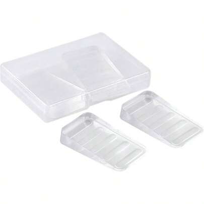 Rubber Wedges Shims 4 Pack Table Wedge Toilet Shims Leveling, Furniture Levelers Uneven Floors, Hot Tub Restaurant Appliance Shims Leveling Feet10mm