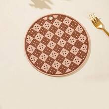 1 st. retropläd värmebeständig bordsunderlägg, grytlapp, underlägg, halkfri bordsmatta, lämplig för matbord, kök, skrivbord - Multifärgad - Visa 10