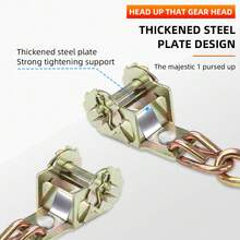 重型防滑钢链，防滑耐用，超强抓地力，适用于雪地，驾驶必备，适用于轿车和SUV