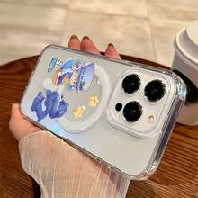 Funda Berry Sweet Friend compatible con teléfonos ,  17,  16 Pro Max,  15 Pro Max,  13 y  12. Fabricada en TPU, ofrece protección contra golpes y caídas. Un regalo ideal para familiares, amigos, parejas y para Halloween. - transparente - Ver 4