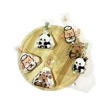 Bolsa de embalaje de bolas de arroz triangular, dibujos animados encantadores, Nori Onigiri, bolsa para Sushi, molde para hacer Sushi, accesorios Bento, Uds. - 1 - Ver 3