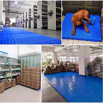 1pc Multipurpose Plastic Tray - Waterproof, Moisture-Proof. Lightweight, Stackable Storage Grid Mat, Suitable For Warehouse, Garage, Supermarket And Basement, Pets, Potted Plants