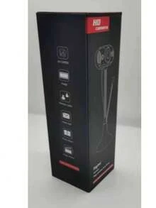 Cámara web para PC 360 grados con micrófono externo para oficina en casa CM006 - Negro - Ver 3