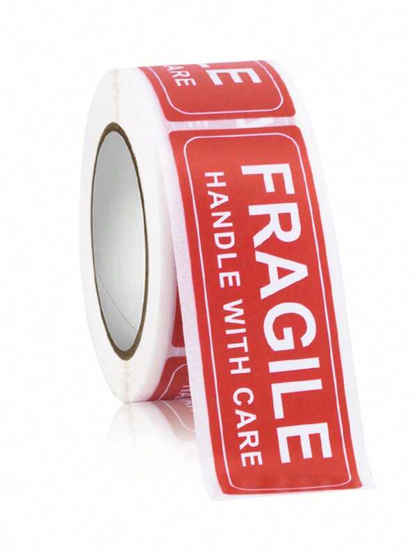 150/500 Adet Kırılgan Taşıma Etiketleri, Dikkatli Taşıyın Uyarı İşaretleri, Paketleme ve Taşıma İçin Yapışkan Bantlar, "Kırılgan - Dikkatli Taşıyın" İngilizce Etiketleri, Kurye Dış Kutu İşaretleri, Taşıma ve Paketleme İçin Kalıcı Kağıt Malzeme Etiketleri
