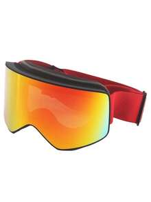 1副全新宽视野双层成人雪镜，夜视圆柱形宽视野雪镜，适用于登山、滑雪、滑雪装备、近视防护眼镜 - 彩色 - 查看 8