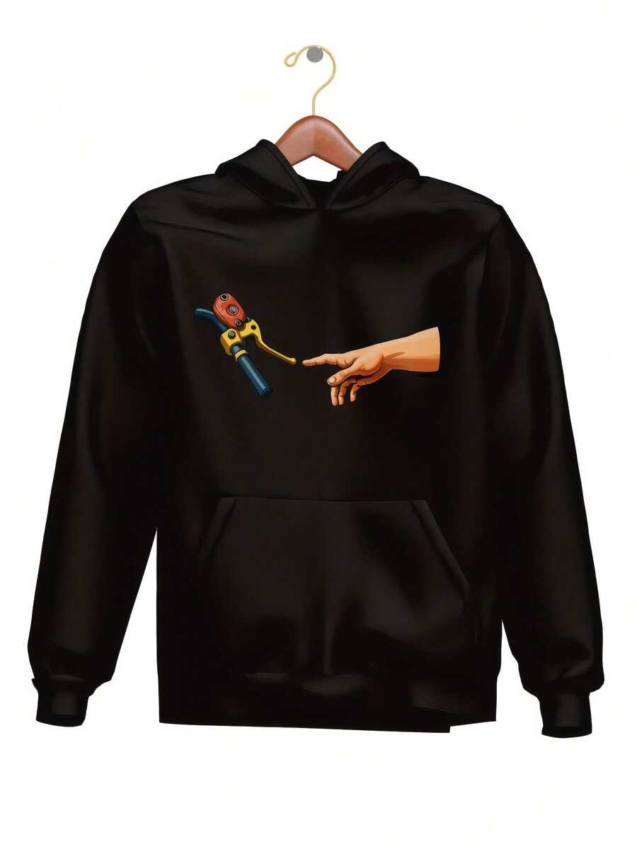 Touch The Motorcycle MotoBearZ Pm Fce Lined Biker Hoodie – 4 Colors – Motorcycle Rider Sweatshirt - Biker Hoodie - 款式8 - 查看 1
