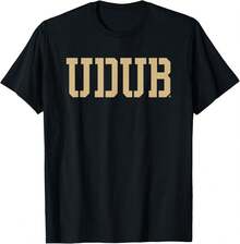 Washington Huskies UDUB Officially Licensed T-Shirt - Black - View 1