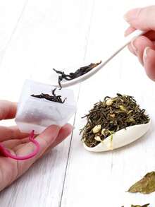 1个/2个/4个装硅胶茶漏 - 耐高温，可重复使用，适用于散装茶叶和花草茶 - 非常适合家庭、办公室和餐厅使用（颜色随机） - 彩色 - 查看 9