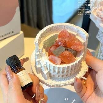 1PC Fragrant Stone Aromatherapy Bedroom Long Lasting Home Room Ornament Crystal Gift Niche Premium Essential Oil Fire Free Fragrance