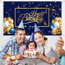 95 piezas Kit de arco de guirnalda de globos azules con telón de fondo, globos reutilizables y de látex para decoración de fiestas de cumpleaños, bodas e invierno (no para un solo uso) - Multicolor - Ver 5