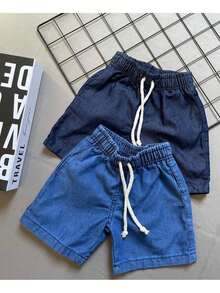 Kit 2 Shorts Jeans Menino Infantil Bermudas Mauricinho