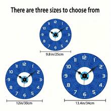 2D Flat 10inch  Wood Silent Round Wall Clock - Modern Minimalist Style Pattern Design, Battery Operated (AA Batteries Not Included),  Wood, Roman Numerals, Silent Quartz Movement, Various Styles, Accessories Manual Installation, Suitable For Living Room, Bedroom, Kitchen, Office, Coffee Shop - Home Decoration Best Gift For Christmas, New Year's Day, And Birthdays, High-Quality Printing - 彩色 - 查看 5