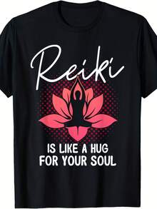 Reiki Symbols & Reiki Plies For Wo Wo's Reiki Crystal T-Shirt - 款式9 - 查看 1