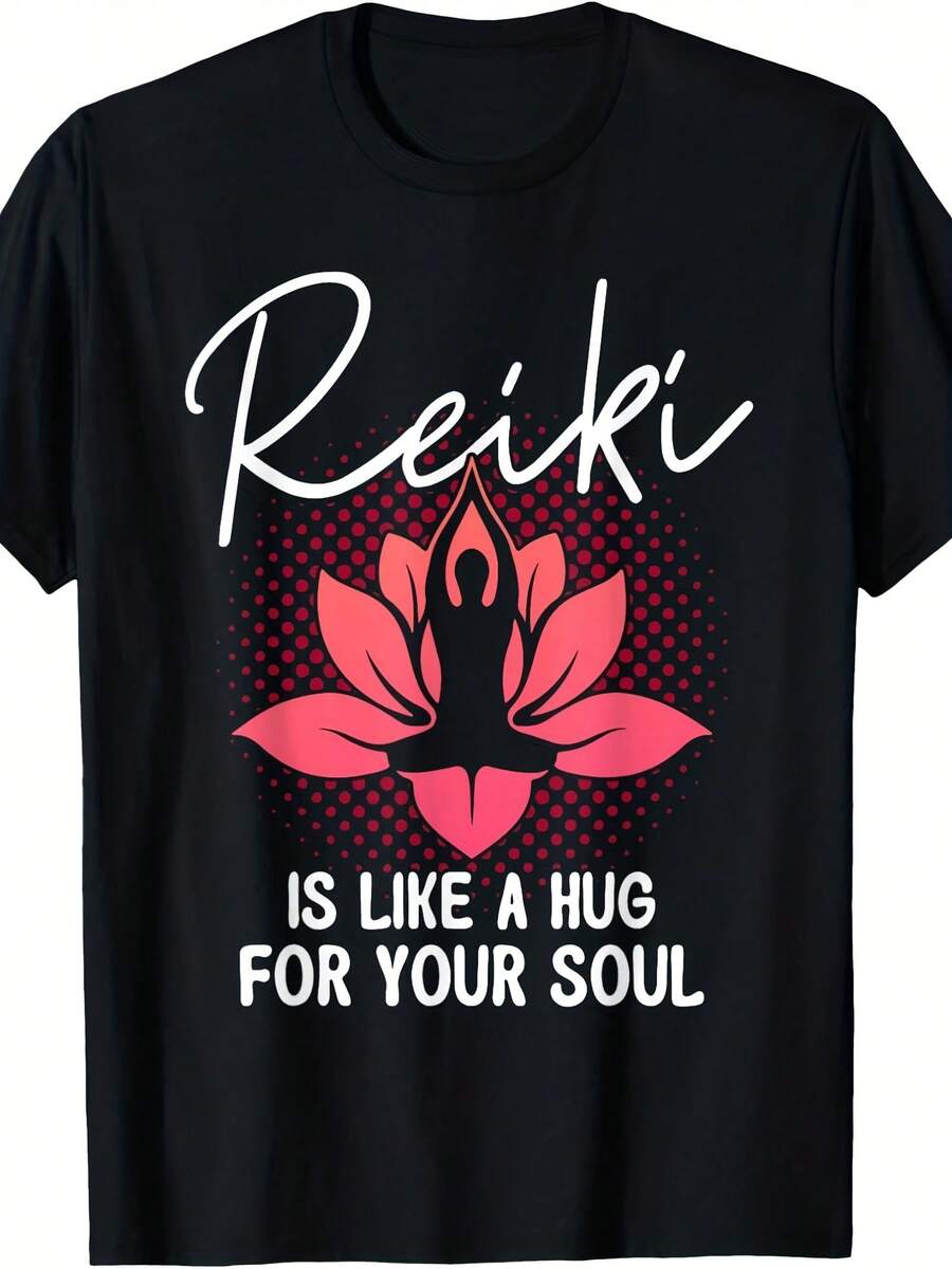Reiki Symbols & Reiki Plies For Wo Wo's Reiki Crystal T-Shirt - 款式9 - 查看 1