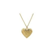 Collar con colgante de medallón con imagen brillante y colorida, collar vintage con patrón de flor grabada, diseño ovalado, redondo y en forma de corazón {Color_name: 5 - 5 - Ver 1