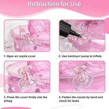 LJ-CL Flotador De Piscina para Niños,Bomba Manual Incluida,Anillo de natación para niños,Juguetes Divertidos para Agua,Flotador Inflable para Niños a Partir de 3 Año - Rosa - Ver 10
