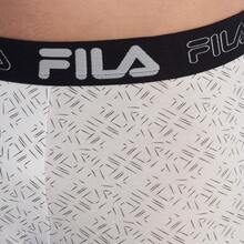 FILA FU5276 Boxer da uomo in cotone stampato - Bianco - Visualizzare 2