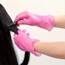 50pcs Disposable Nitrile Gloves, Durable Household Cleaning Gloves, Waterproof Gloves, Suitable For Outdoor Camping, Kitchen Cleaning, Tattoo, Hair Dye, Pets, Beauty, And Cleaning Supplies