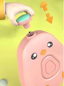 جهاز كهربائي لتقليم الأظافر، مجموعة مصقل كهربائي مع 6 رؤوس طحن، مجموعة مانيكير كهربائية يدوية بشكل دائري مريح، تعمل ببطاريات AAA، مناسب لجميع أفراد الأسرة