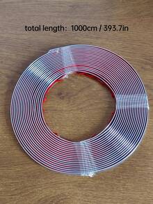 [Waterproof Metal Texture Strip] Self-Adhesive Waterproof Metal Texture Strip | Seam Decorative Wall Cloth Edge, Door And Window Edge Line, Waist Line, Kick Line, Kitchen Bathroom Countertop Gap, Cabinet Frame Beautification, Ceiling Corner Line