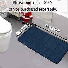 1 Set Of 3 Bathroom Toilet Mat, Non-Slip & Absorbent, Christmas Striped Pattern; 1 Pc Non-Slip Absorbent Bath Mat Set: Bathroom Door Mat, Bathtub Floor Mat, Bedroom Anti-Slip Mat, Washable Carpet, Shower Mat, Outdoor Entrance Mat, Bathroom Accessories, Square Floor Mat, Soft & Comfortable Laundry Room Anti-Slip Small Mat, Small Carpet. 40*50 1PC, 40*60 1PC, 40*50+40*40 2PCS 3PCS