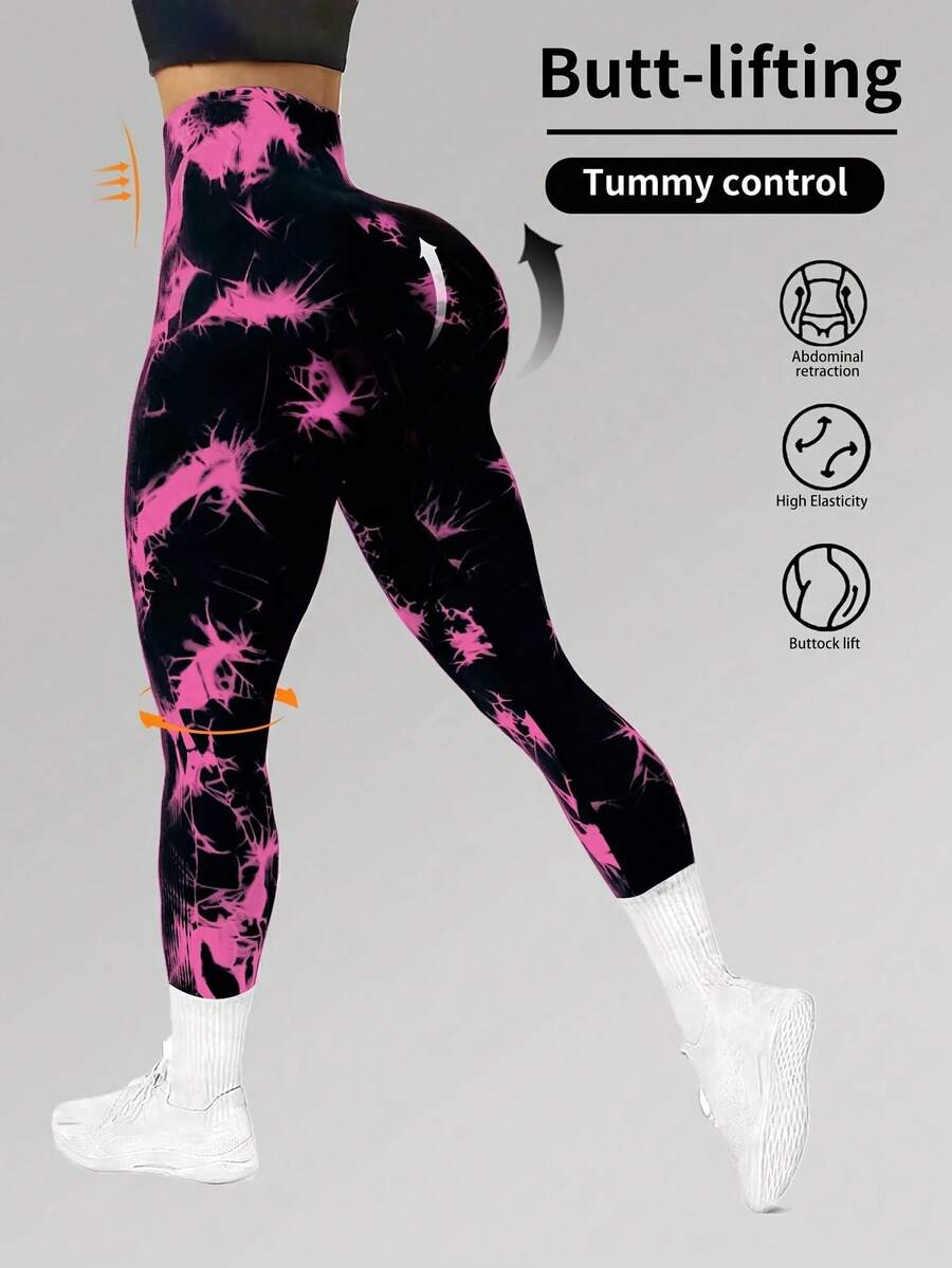 Sport Studio Tie-Dye High Waist Yoga Leggings