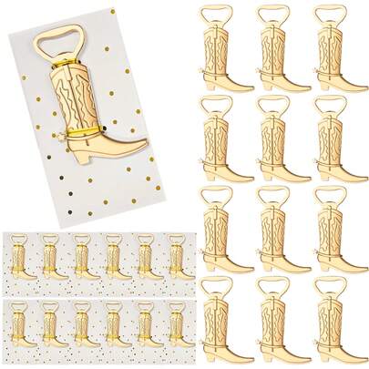 10 Sets Of Denim Bottle Openers, Western Themed Party Gift Sets, Wedding Guest Gifts And Decorations, Baby Showers, Valentine's Day Gifts, Birthday Parties, Christmas Gifts