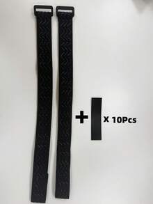 6件套高筒靴绑带，防滑腿套，可调节扣环，适用于过膝靴