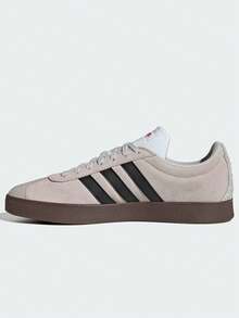 Adidas 阿迪达斯 VL COURT 2.0 舒适百搭低帮运动鞋，灰色/黑色 NEO VL COURT 复古休闲鞋、运动鞋、滑板鞋，男女款 - 杏色 - 查看 2