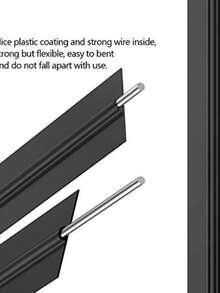 400 Pcs Twist Ties For Bags 5" Cable Ties Bag Twist Ties For Cord Twist Bread Ties Reusable Black Plastic Coated Ties Heavy Duty Bread Ties Twist Wire Ties For Household And Office Use - Black - View 6