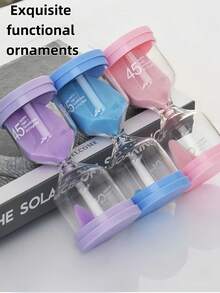 1/5 Stücke Macaron Farbzeitmesser 3 Minuten/5 Minuten/10 Minuten/15 Minuten/30 Minuten Timer für Spiele, Klassenzimmer, Büro Zuhause (Farbe zufällig)