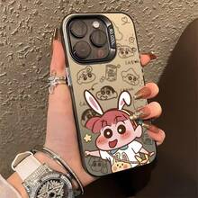 Funda de Teléfono Conejo Nini Plateado Colorido para Apple 17 Pro Max Premium  16 Pro Max 15 Caricatura - Plateado - Ver 7