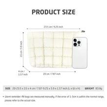 VALUEWIN 360°全方位保护加厚笔记本电脑内胆包，适用于13-14/15-16英寸笔记本电脑和9.7-11英寸平板电脑，绗缝柔软面料，兼容MacBook Air M3 2024 M2 M1、Pro 13英寸和14英寸笔记本电脑，男女通用加厚笔记本电脑便携包