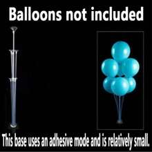 160cm Balloon Stand,Balloon Stand Kit,Balloon Clip Balloon Stand For Floor Or Table With Water Fillable Base For Graduation Day Wedding Christmas Party 1/2 Set,Wedding Decor