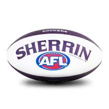 Fremantle Dockers AFL Club Football, Size 5 - B08D2FYC16 - View 3