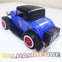 Miniature Retro Vintage Iron Car, 1:32 Scale, Collection - Azul - Ver 3