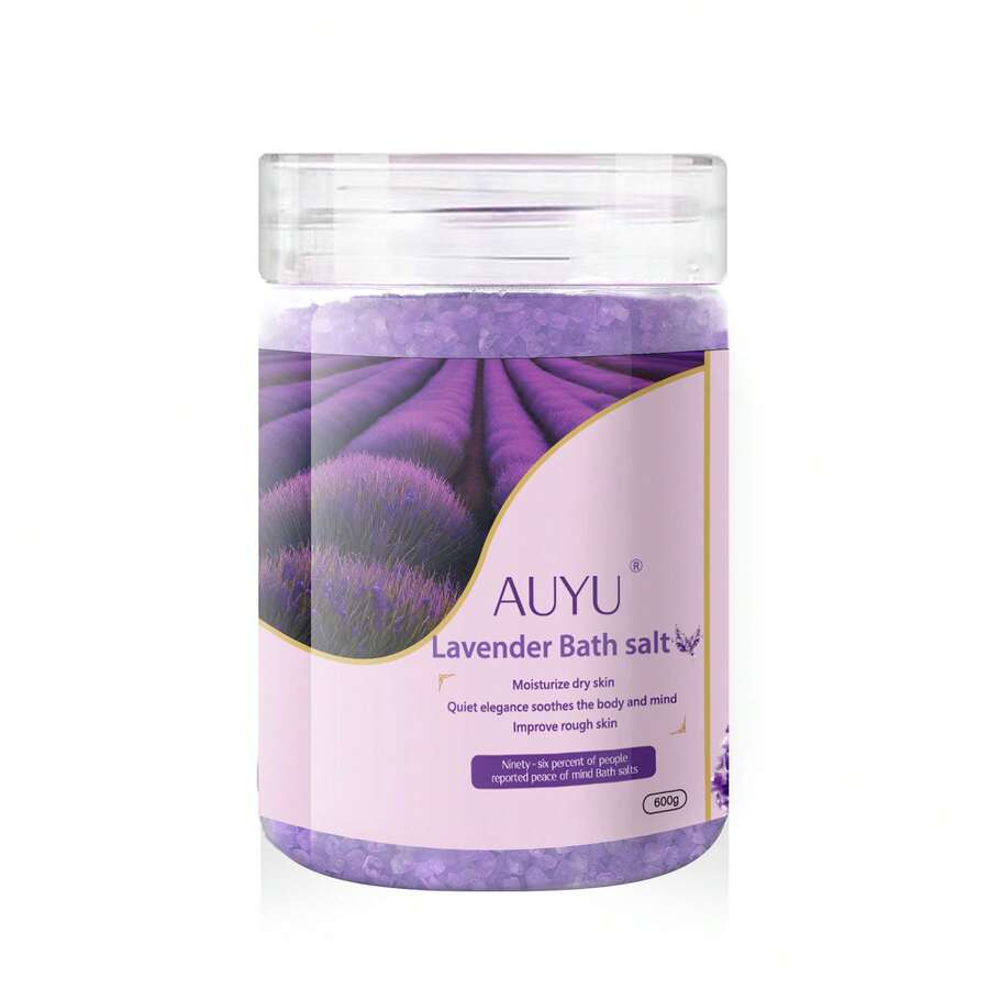 薰衣草、薄荷和茉莉花香浴盐，足浴盐 - 深层去角质海盐足浴，令肌肤柔软焕新，600克/21.16盎司 - 薰衣草 - 查看 1