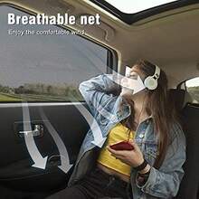 ANNA TOSANI 2 Pack Parasol de Coche, Parasol para Protección Solar Coche, Doble Tejido para Máxima Protección Rayos y Anti-Mosquitos(default) - Multicolor - Ver 4