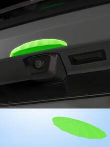 [硅胶防雨罩] 加厚加宽硅胶贴合汽车后视摄像头防雨罩 | 三角形设计 & 哑光饰面，防风雨配件，雨天可视性增强，防雨罩汽车好防雨罩改装配件