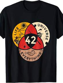 42 Answer To  Unrse And Everything Science Vintage T-Shirt - Style 10 - View 1