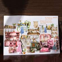 have a good day 1 Cuộn 78,74 inch (200 cm) Chủ đề Cảnh đời sống PET Băng keo trang trí cắt dán Sổ phác thảo Dán trên Cuộn Nhật ký rác thẩm mỹ Tự làm Sổ lưu niệm Tài khoản tay cá nhân Vật liệu cắt dán Văn phòng phẩm & Trường học - Xem 9