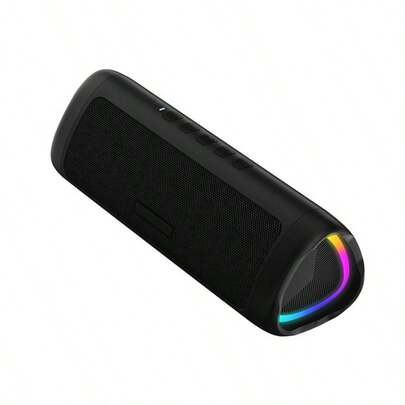Wireless Portable Outdoor Bluetooth Speaker With Color Lighting, IPX5 Waterproof Rating, And TWS Pairing, Suitable For Gatherings And Travel. Portable Bluetooth Speaker, Suitable For Home And Outdoor Use