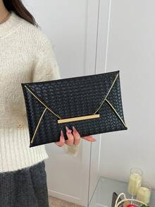 New Luxury Niche Versatile Shoulder Clutch Bag - Black - View 3